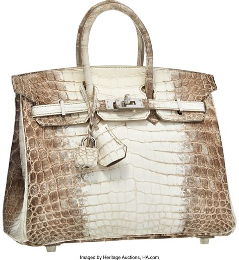 Hermes himalayan crocodile birkin bag